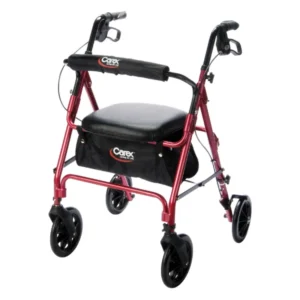 Carex Rolling Walker (Burgundy)