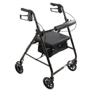 ProBasics Aluminum Rollator with 6-inch Wheels, Black