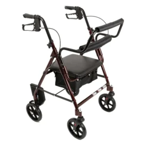 ProBasics Aluminum Transport Rollator with 8-inch Wheels